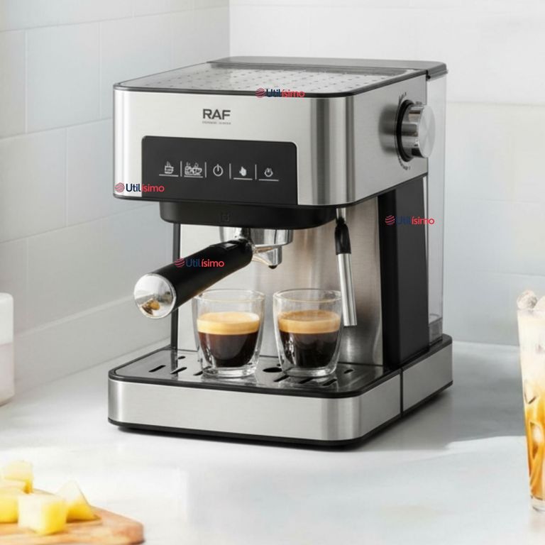 Maquina Café Espresso Capuccino Espumador de Leche Antigoteo 1.5 L