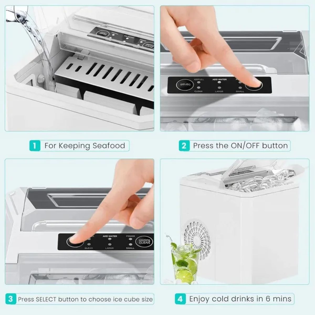 MOVI - Máquina Compacta y Portátil para Hacer Cubos de Hielo