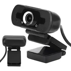 GENERICO - Camara Webcam Usb Con Micrófono Teletrabajo Videoconferencia Negro