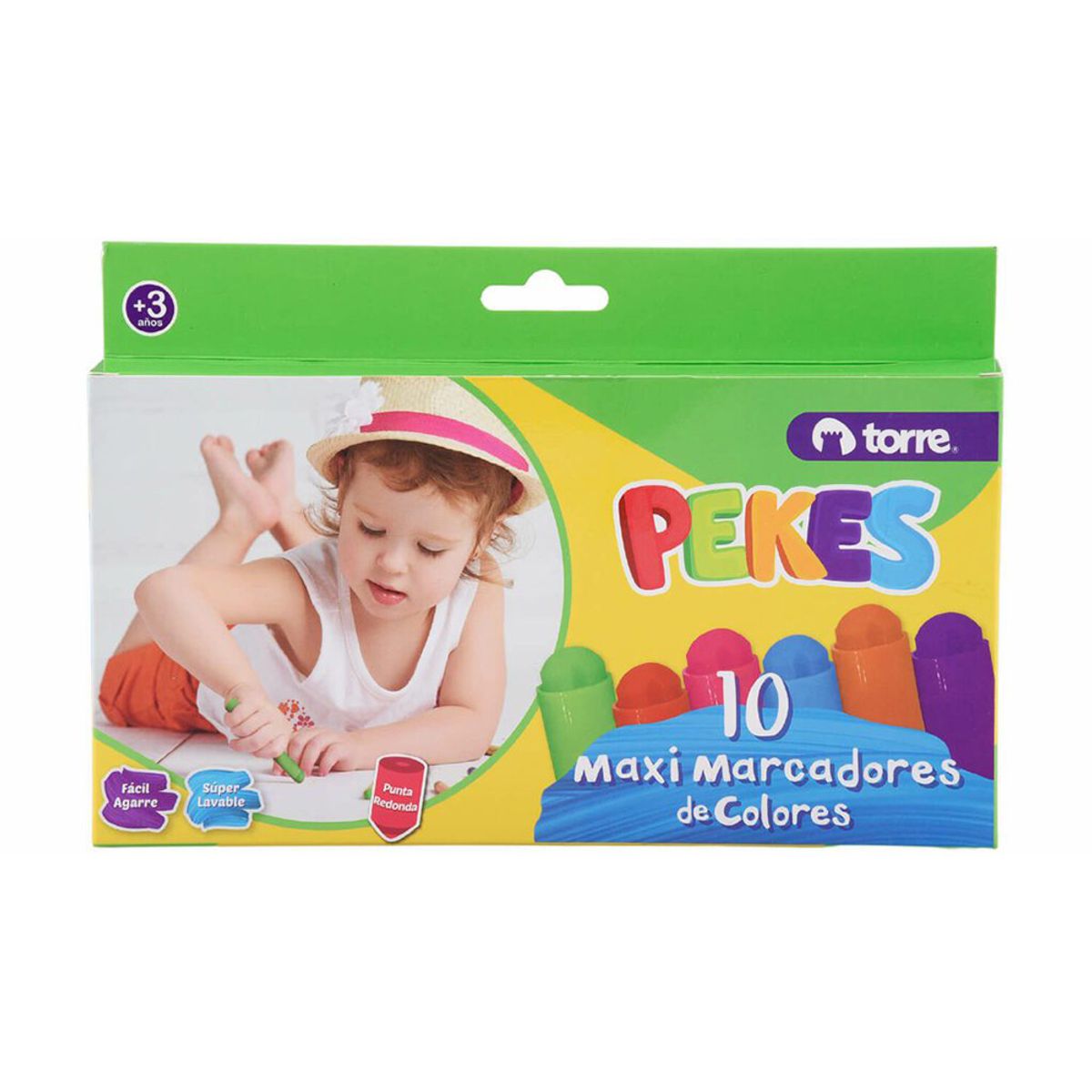 TORRE - Set 10 Maxi Marcadores Pekes Torre