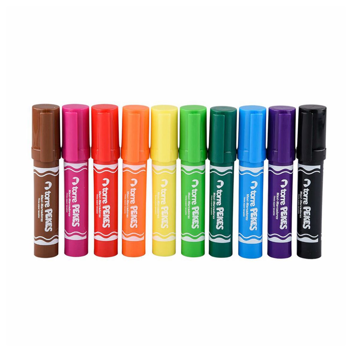 TORRE - Set 10 Maxi Marcadores Pekes Torre