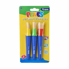 TORRE - Set 3 Maxi Pinceles Pekes