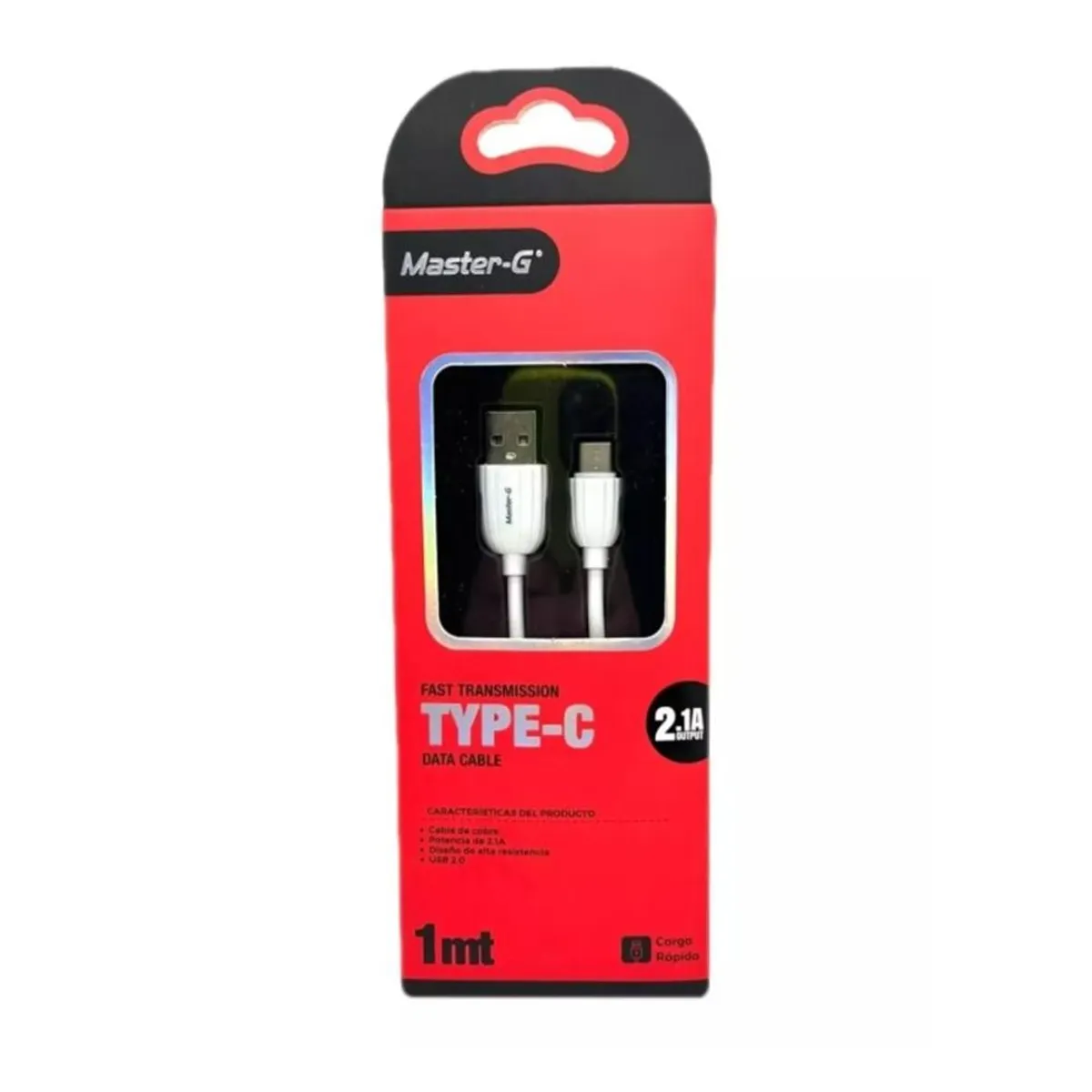 MASTER G - Cable de Carga Rápida Master G USB-A a USB-C 1 metro