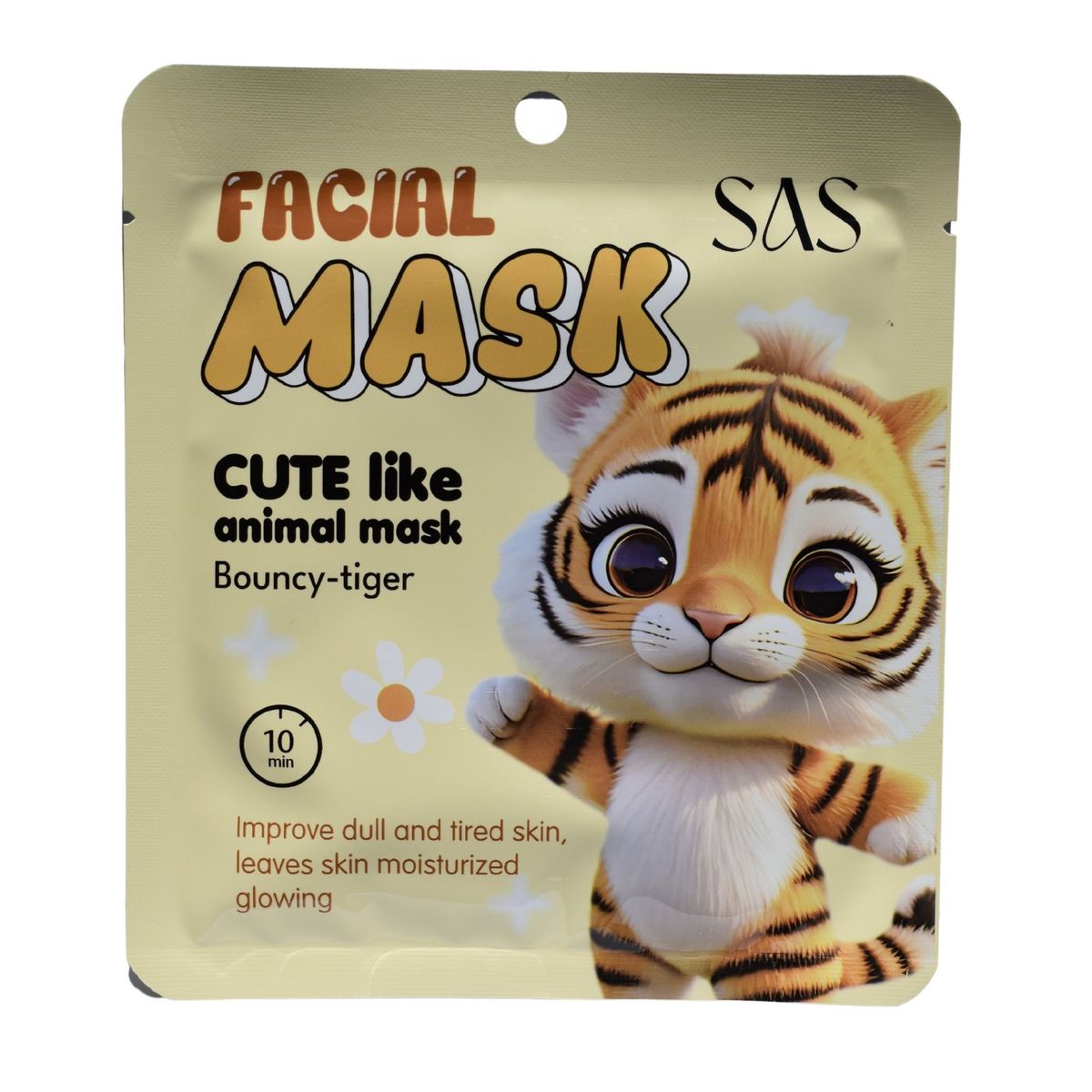 GENERICO - Mascarilla Facial SAS Cosmetics - SAH219-2 - BOUNCY TIGER