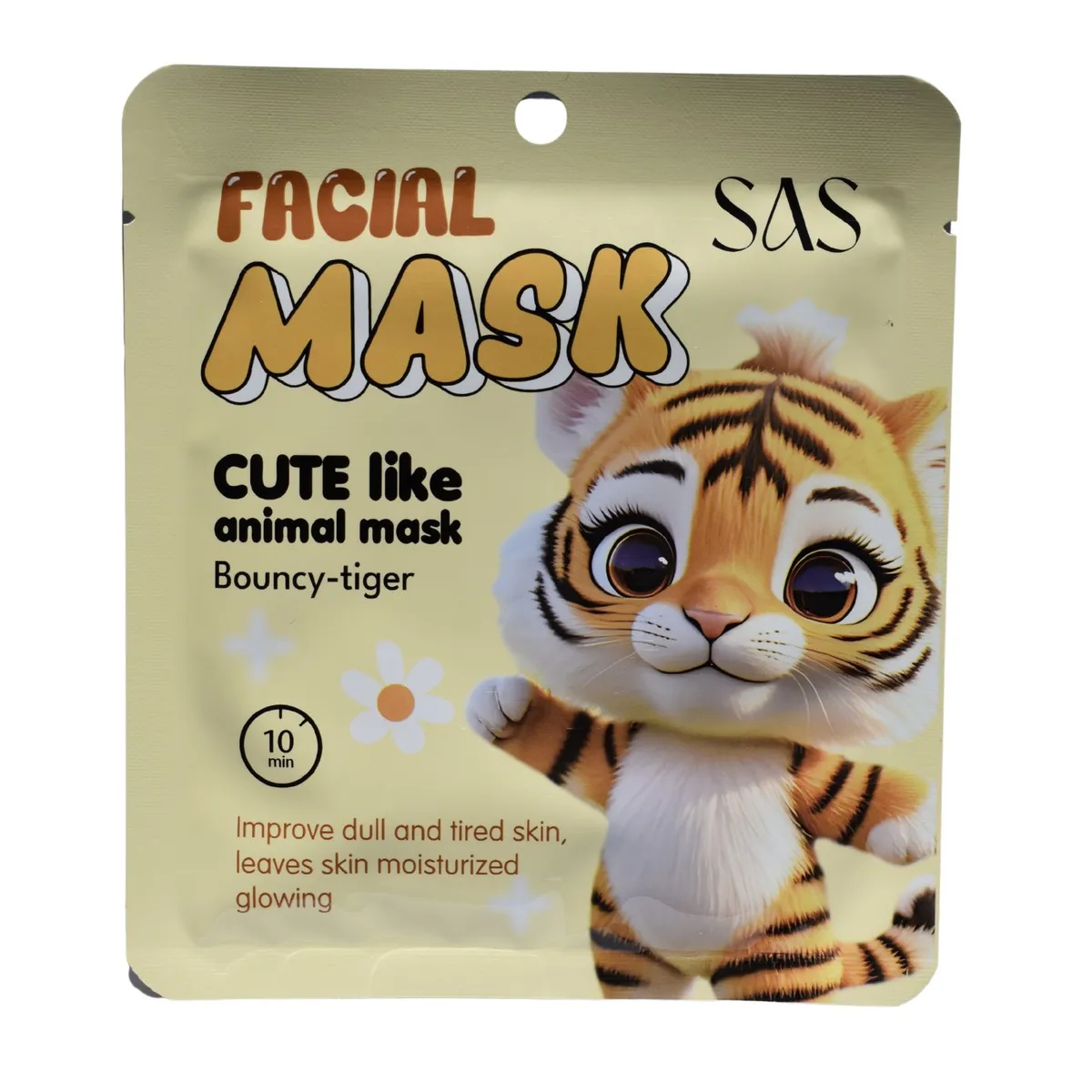 GENERICO - Mascarilla Facial SAS Cosmetics - SAH219-2 - BOUNCY TIGER