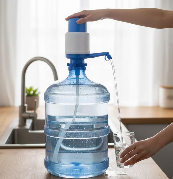 GENERICO Dispensador de Agua Portátil con Bomba de Presión Manual 16 cm