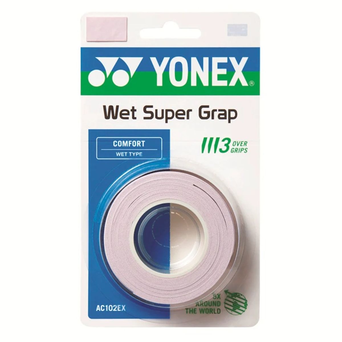 YONEX - OVER GRIP YONEX SUPER GRAP MIST PINK X3