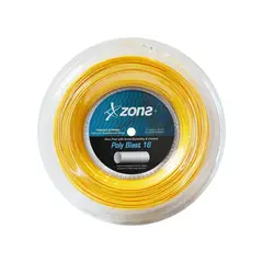 ZONS - CUERDA DE TENIS POLY BLAST 16L/1.30MM AMBAR 200 MTS.