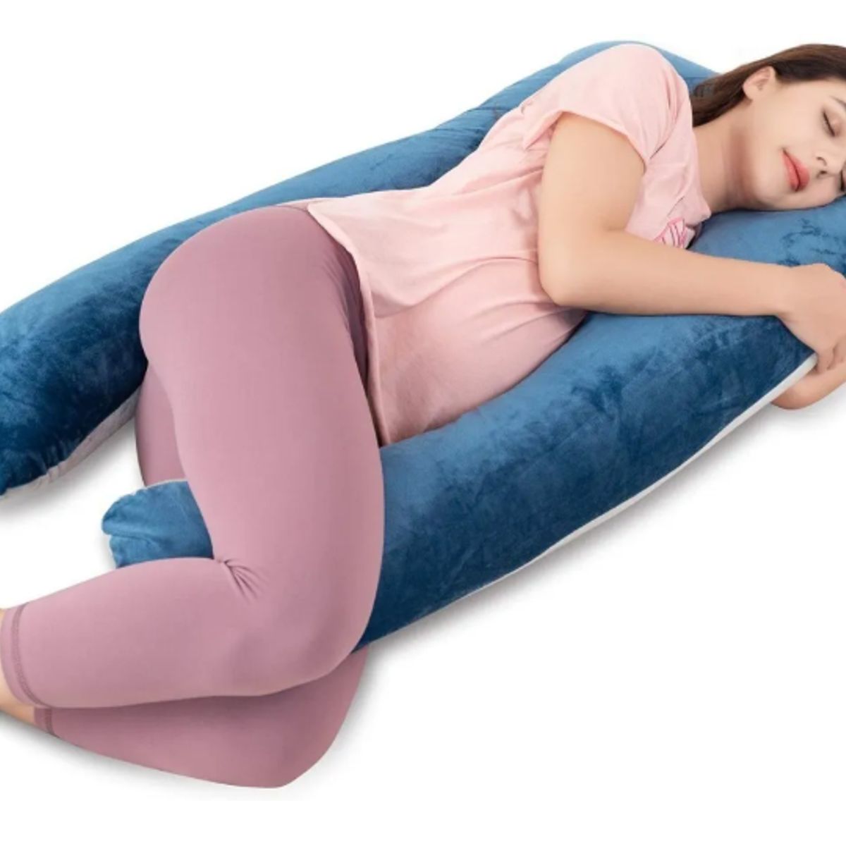 GENERICO - Cojín Maternal En Forma De U Con Funda Muy Suave