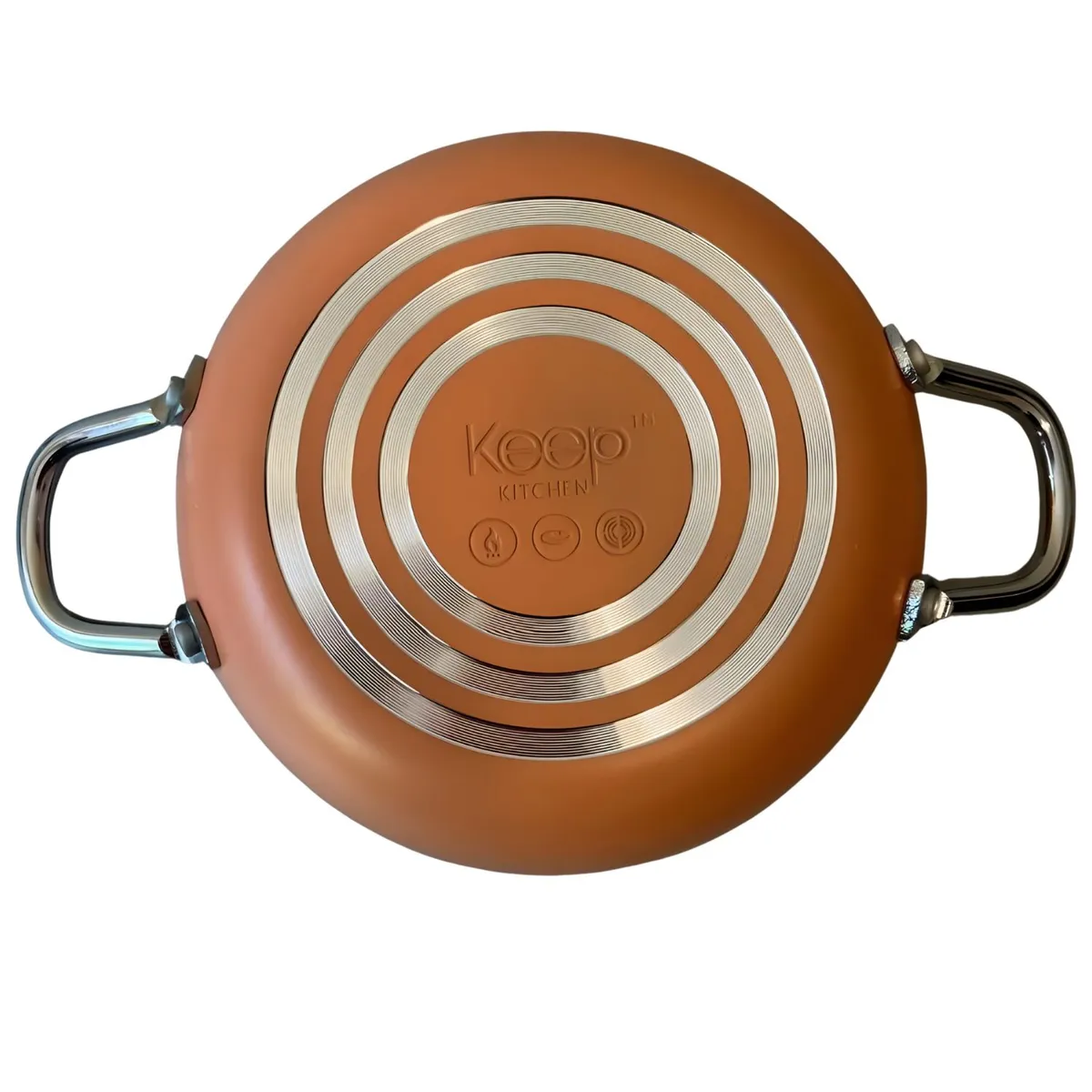 KEEP - Paila Antiadherente Titanium Pro 16 cm Color Damasco - SC