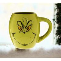 TAZA GRINCH VERDE CERAMICA