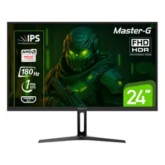 MASTER G - Monitor Gamer 24" FHD IPS HDR 180Hz 1Ms MGMG2441P Master-G