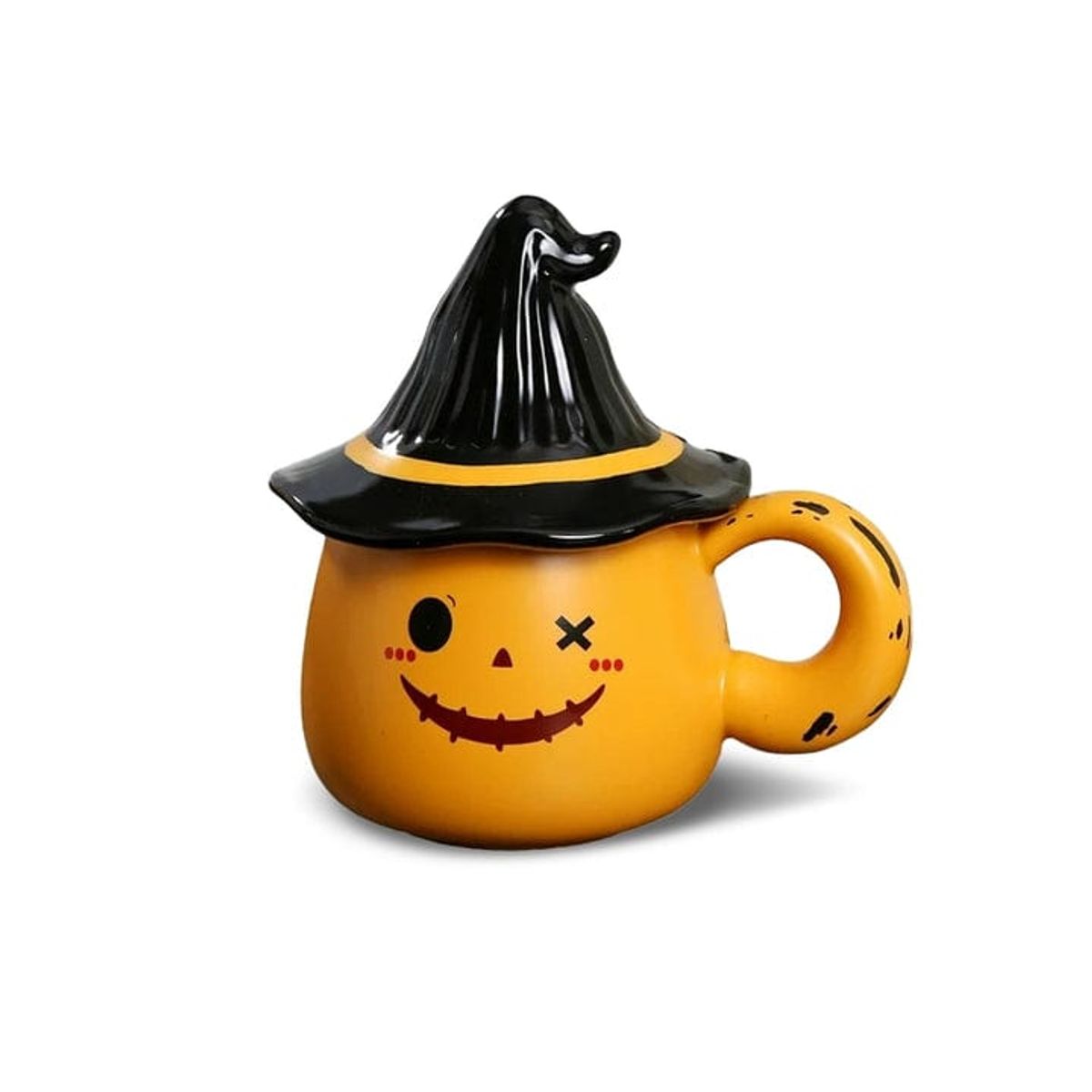 GENERICO - TAZA FANTASMA DE COLOR NARANJA