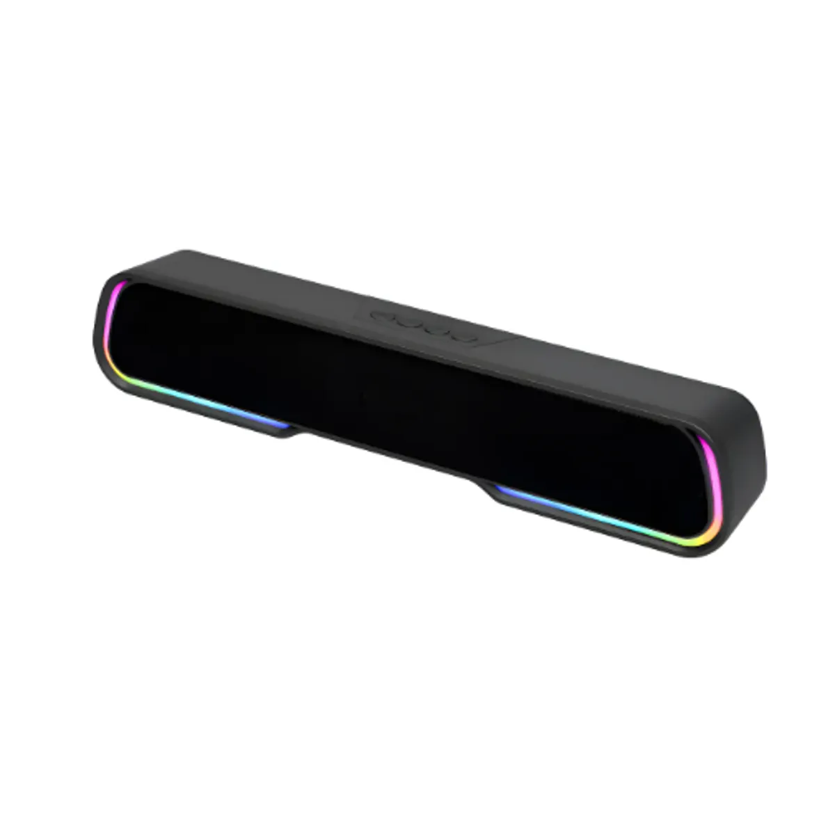 GENERICO - Soundbar Parlante Gamer Bluetooth Luces Rgb 1200mah Negro Negro