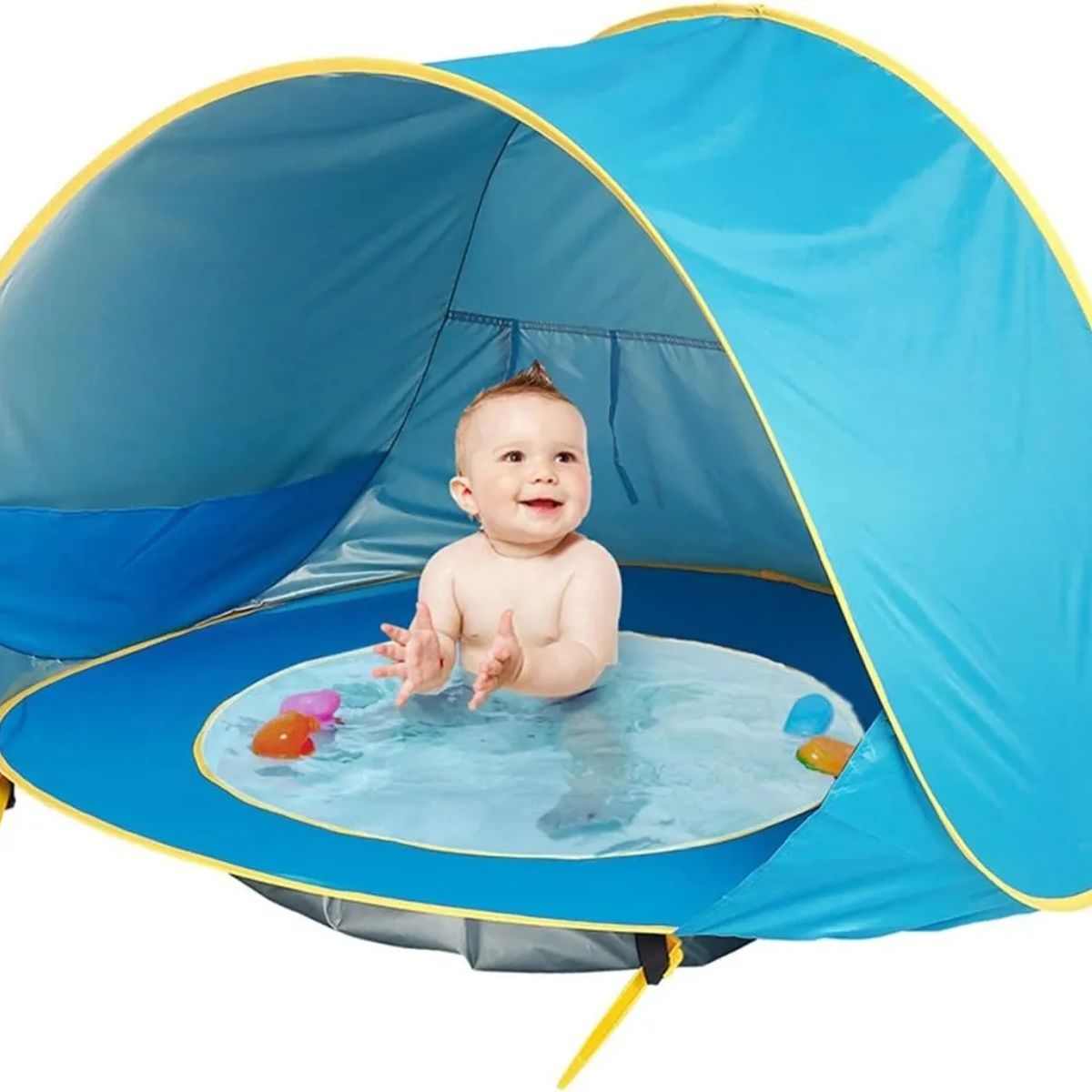 GENERICO - Carpa Con Piscina De Exterior Para Bebes Azul