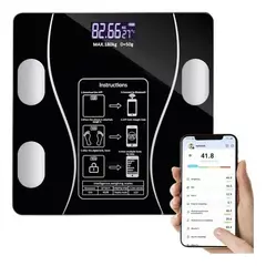 GENERICO - Báscula De Baño Bluetooth Digital Inteligente