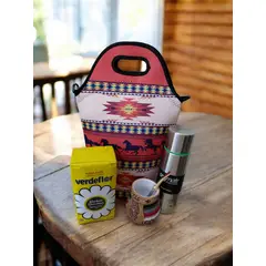GENERICO - Set Mate + Yerba + Bombilla + Termo Y Bolso Matero