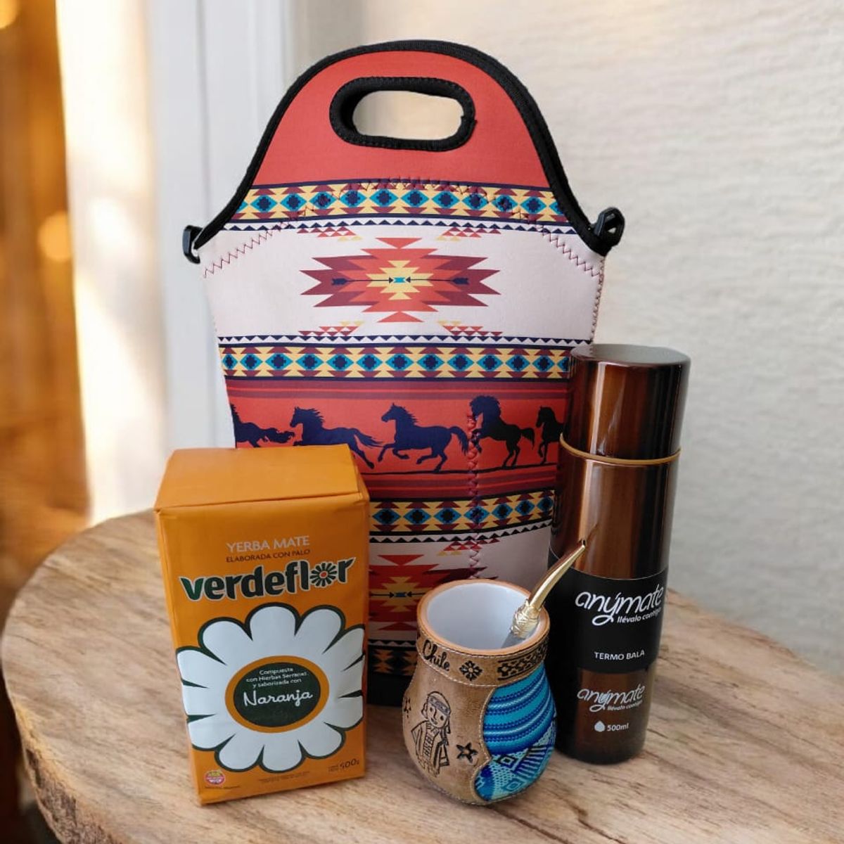 GENERICO - Set Mate + Yerba + Bombilla + Termo  Y Bolso Matero