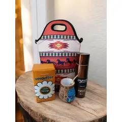 GENERICO - Set Mate + Yerba + Bombilla + Termo Y Bolso Matero