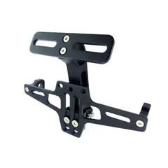 GENERICO - Soporte de Matrícula para motos universal retractil