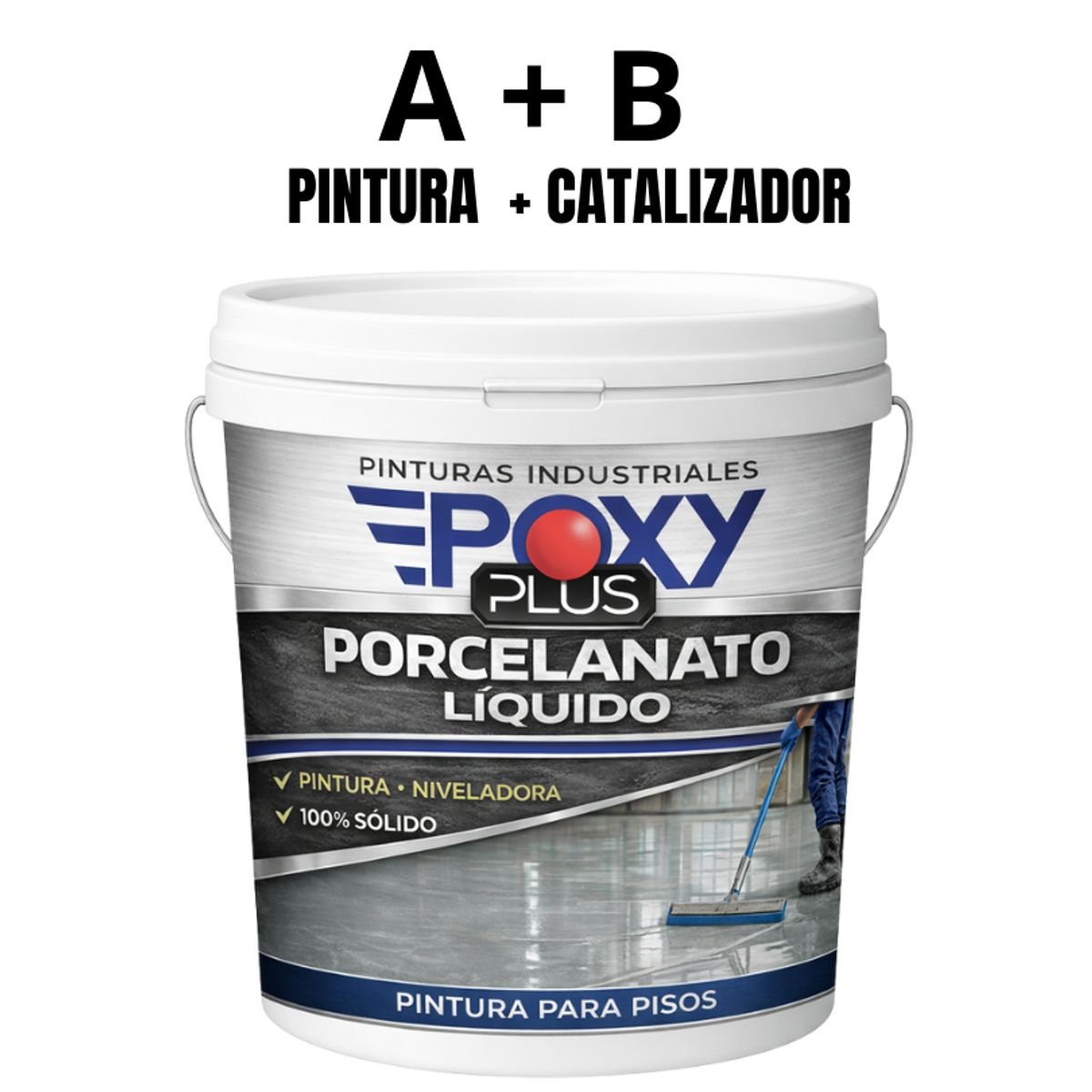 EPOXY - PORCELANATO LIQUIDO PREMIUM - KIT TINETA 14 KILOS - INCOLORO