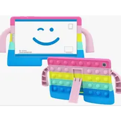GENERICO - Funda protectora de Tablet diseño Pop IT 10.4 Pulgadas rosa