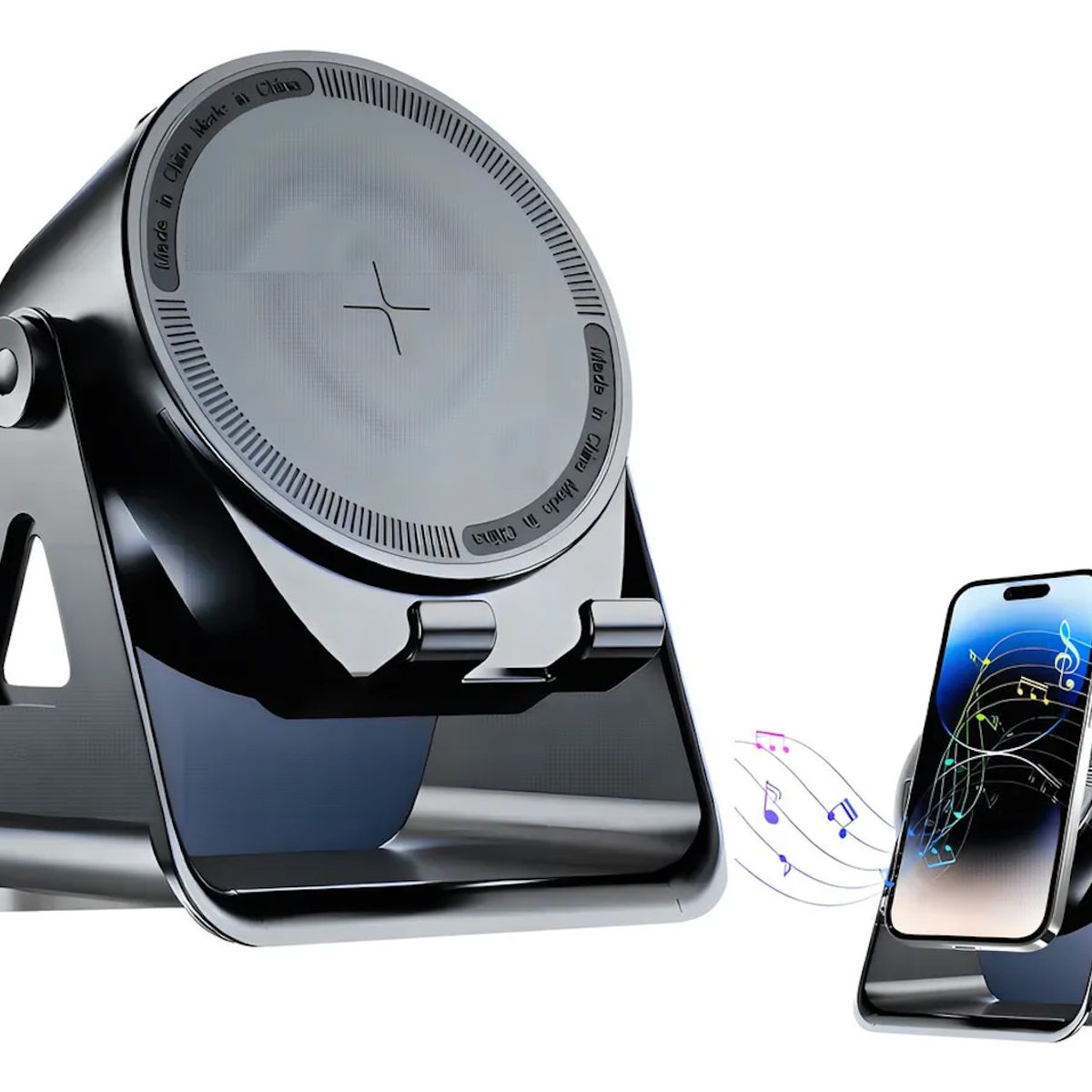 GENERICO - Parlante Inalámbrico Bluetooth Zj-08 Con Soporte