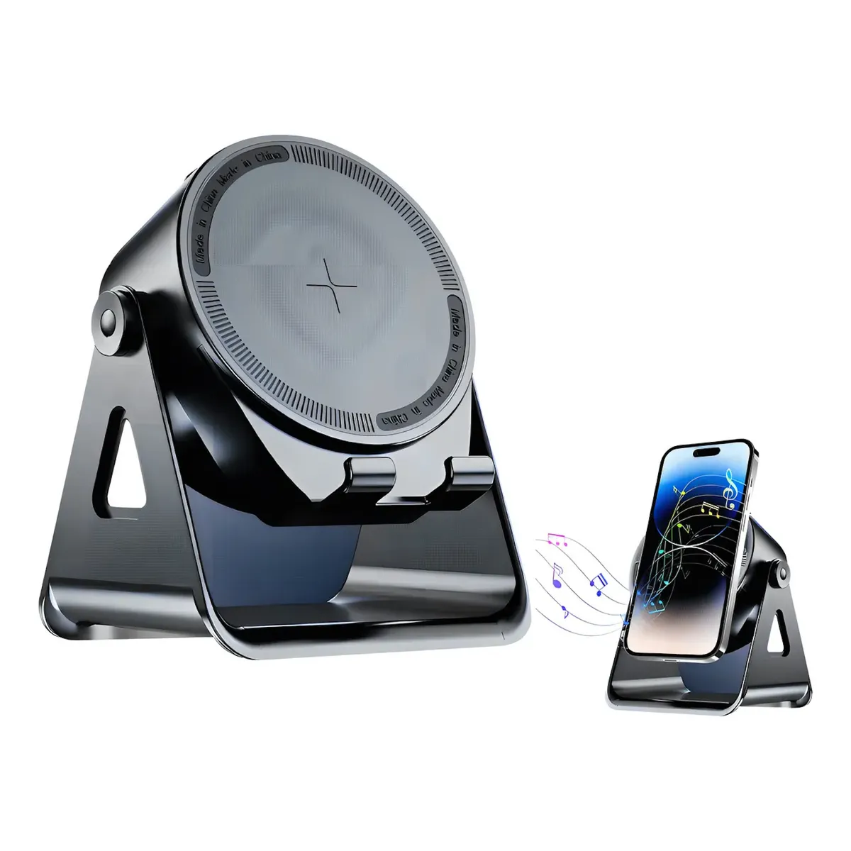 GENERICO - Parlante Inalámbrico Bluetooth Zj-08 Con Soporte