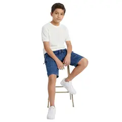 KIBOU - Short Cargo Niño Con Bolsillos Cómodo Verano