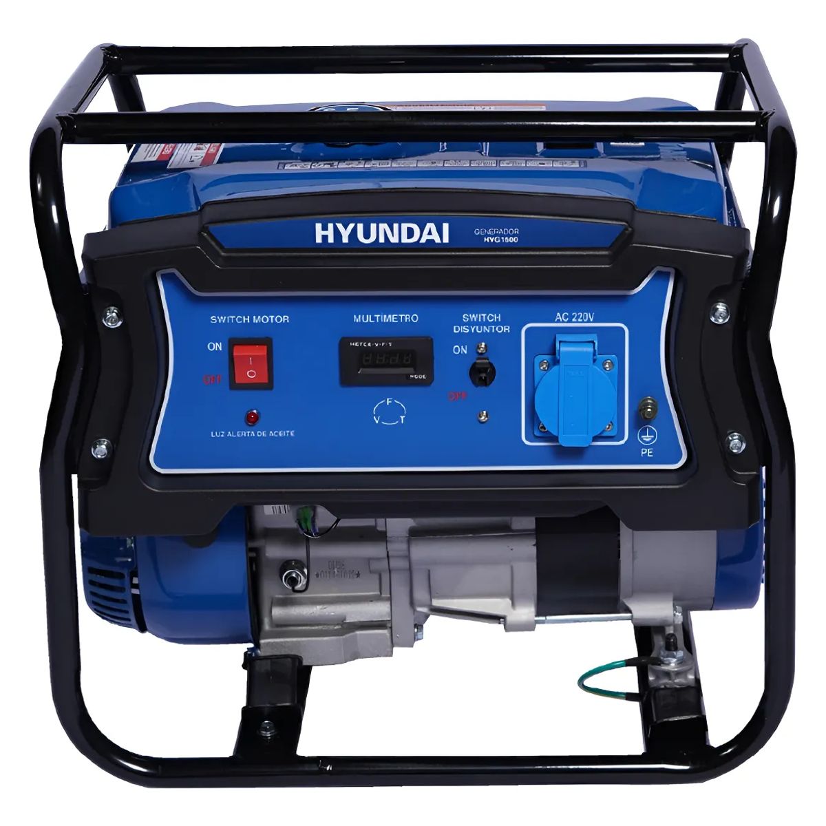 HYUNDAI - Generador Eléctrico gasolina 1.100 w Partida Manual