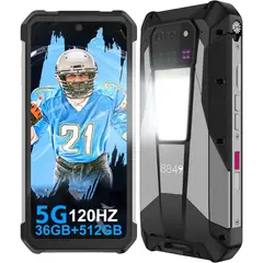 UNIHERTZ - Tank 3 Pro 5G celular 36GB+512GB 23800mAh 200MP-Negro