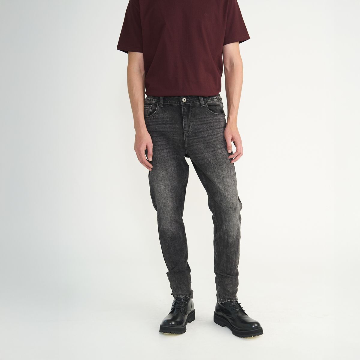 ELLUS - Jeans Ellus Hombre Rock 71 Gris Ring L35