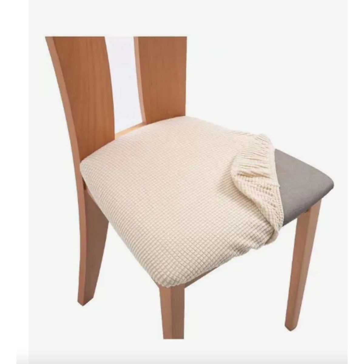 GENERICO - De 6 Funda De Asiento Para Silla De Comedor Color Crudo/aisendo