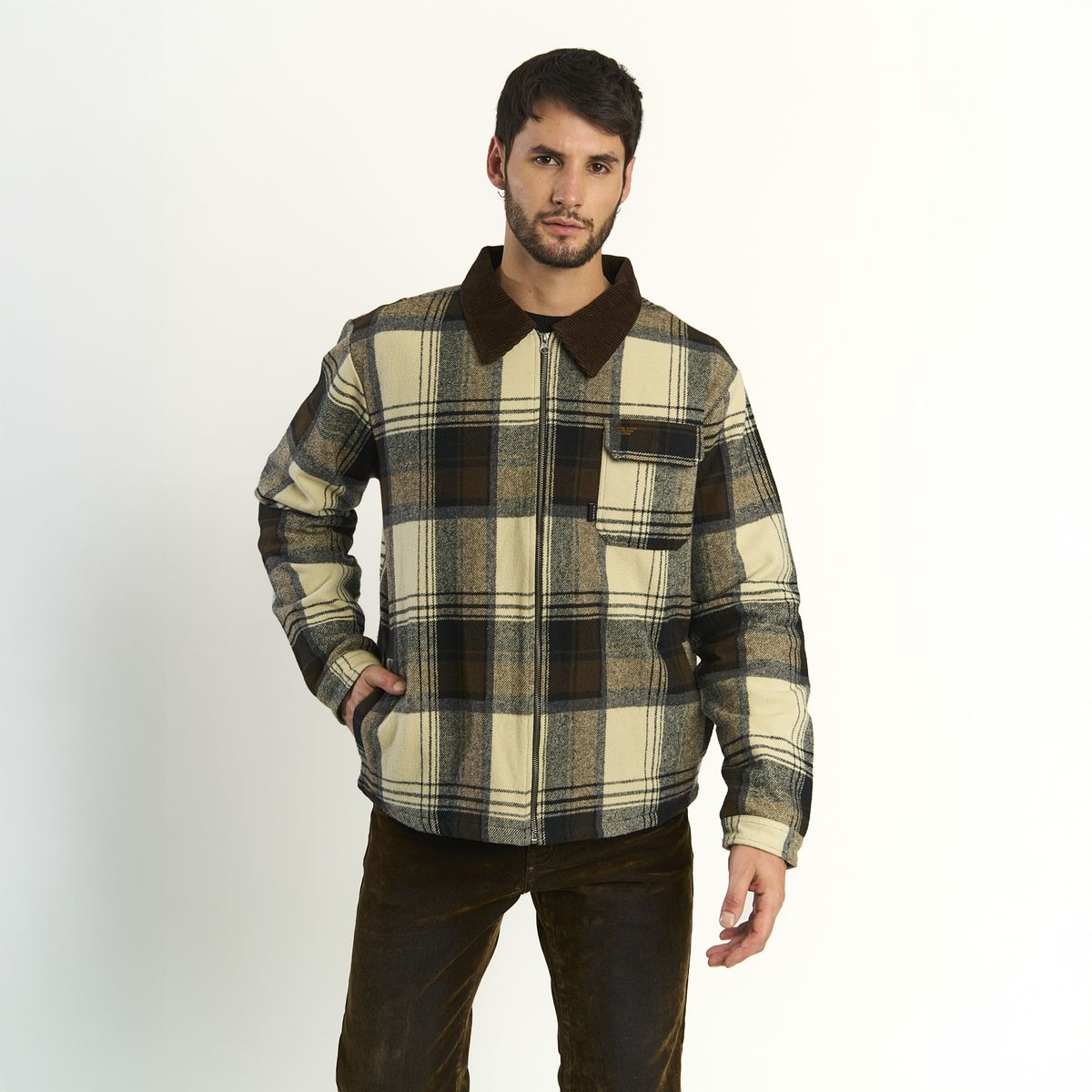 ELLUS - Chaqueta Leñadora Ellus Hombre Cuello Cotele