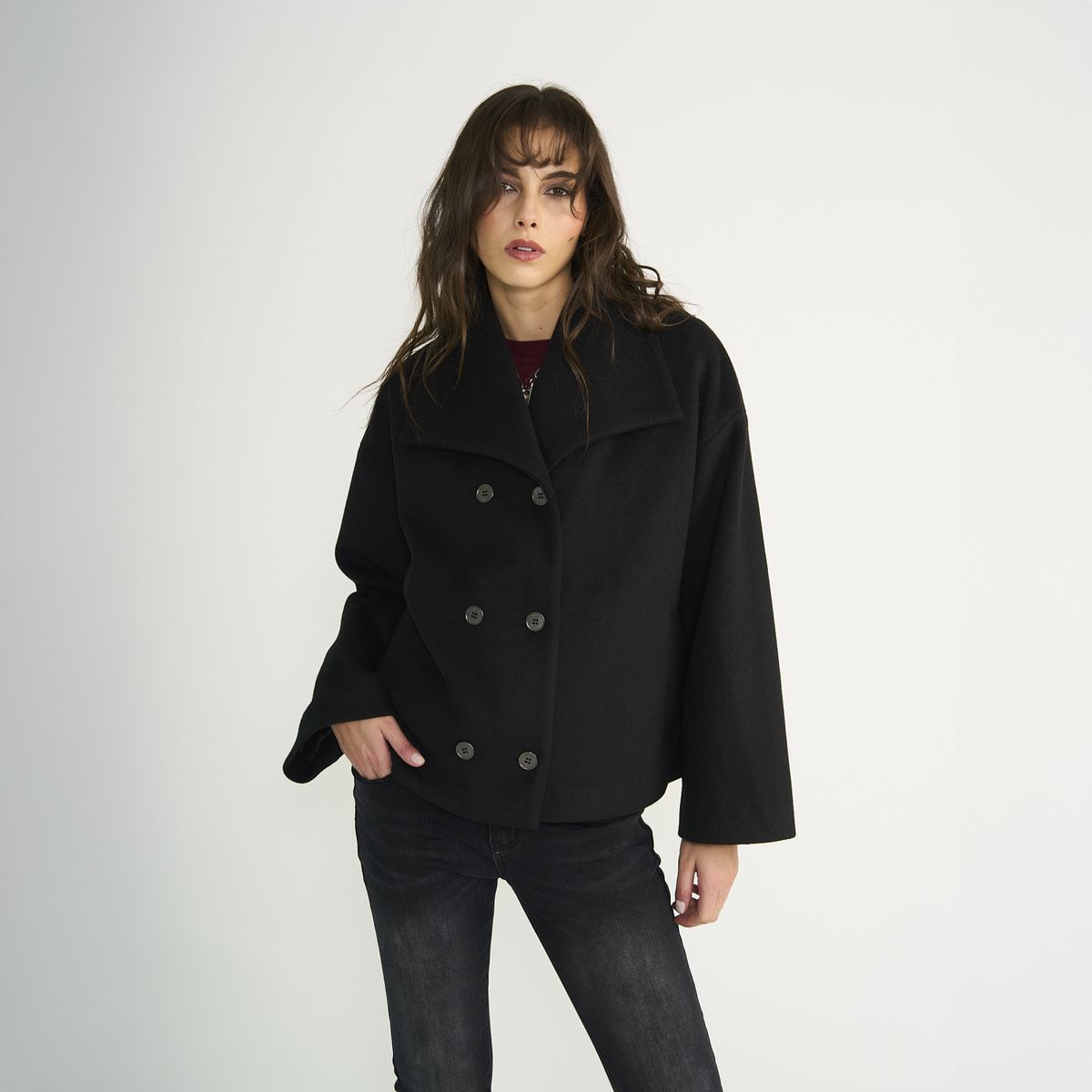 ELLUS - Trench Coat Ellus Mujer 4 Botones