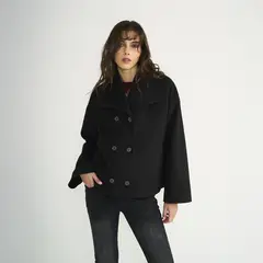 ELLUS - Trench Coat Mujer 4 Botones