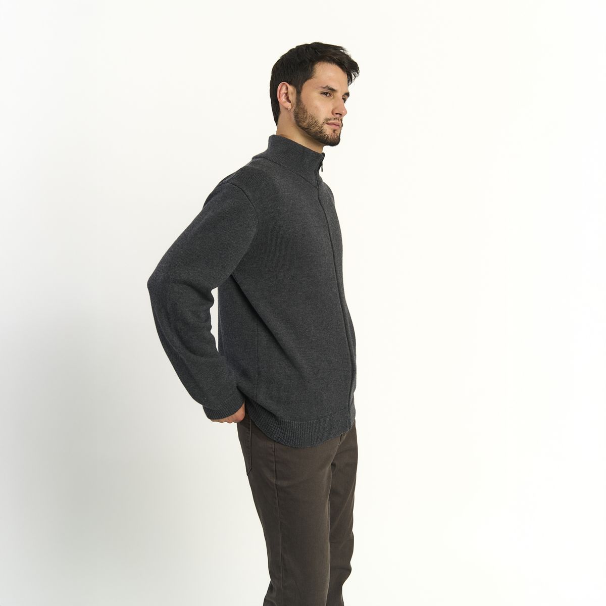 ELLUS - Cardigan Ellus Hombre Full Zipper