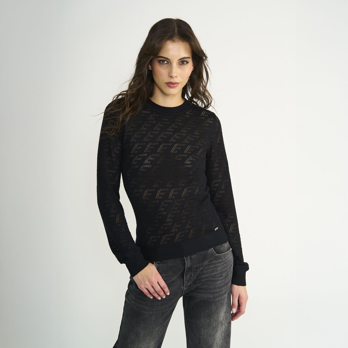 ELLUS - Sweater Ellus Mujer Cuello Redondo Timeless
