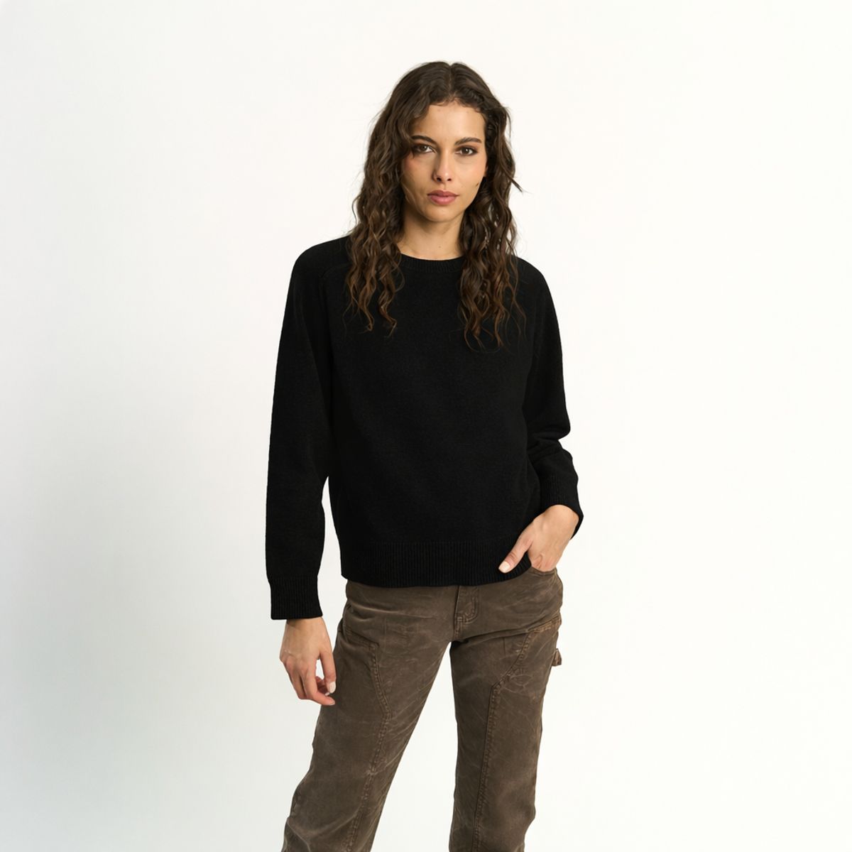 ELLUS - Sweater Ellus Mujer Loose Fit Ranglan