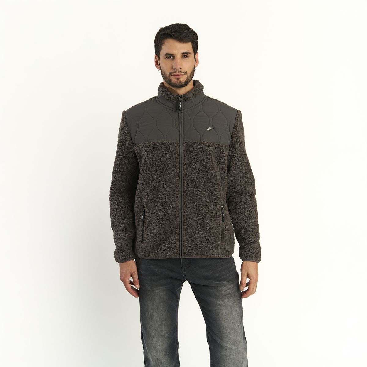 ELLUS - Poleron Ellus Hombre Fleece Print Roudside Tour72