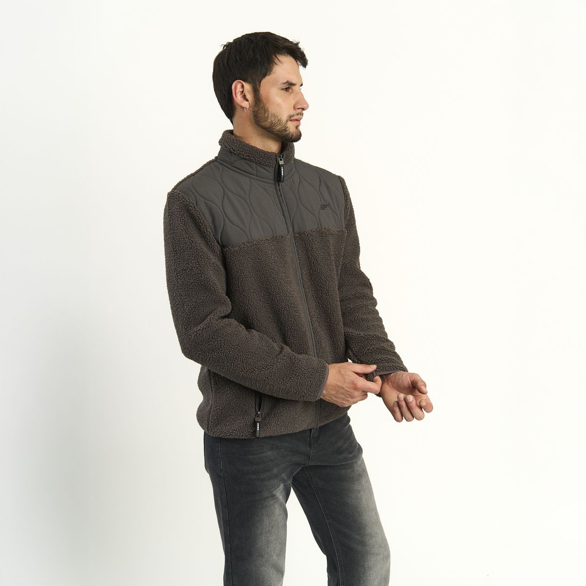 ELLUS - Poleron Ellus Hombre Fleece Print Roudside Tour72