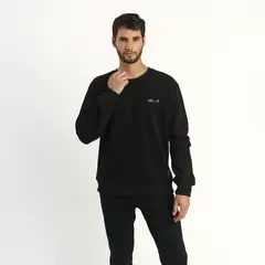 ELLUS - Poleron Cuello Redondo Fleece Print Co