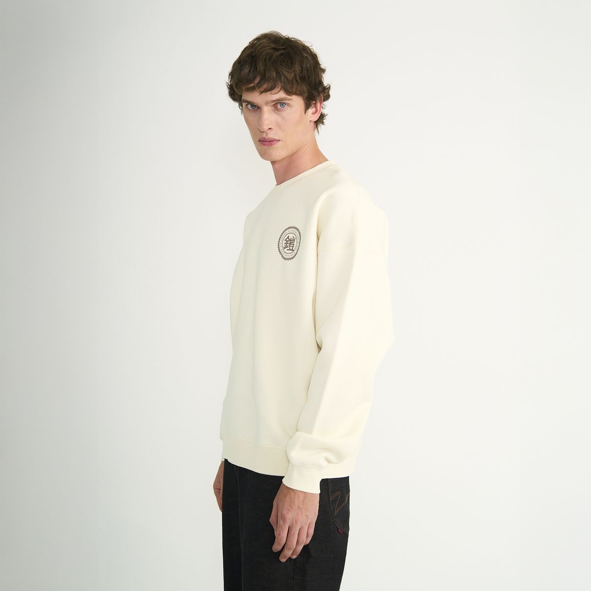 ELLUS - Poleron Ellus Hombre Crew Relaxed Nipon