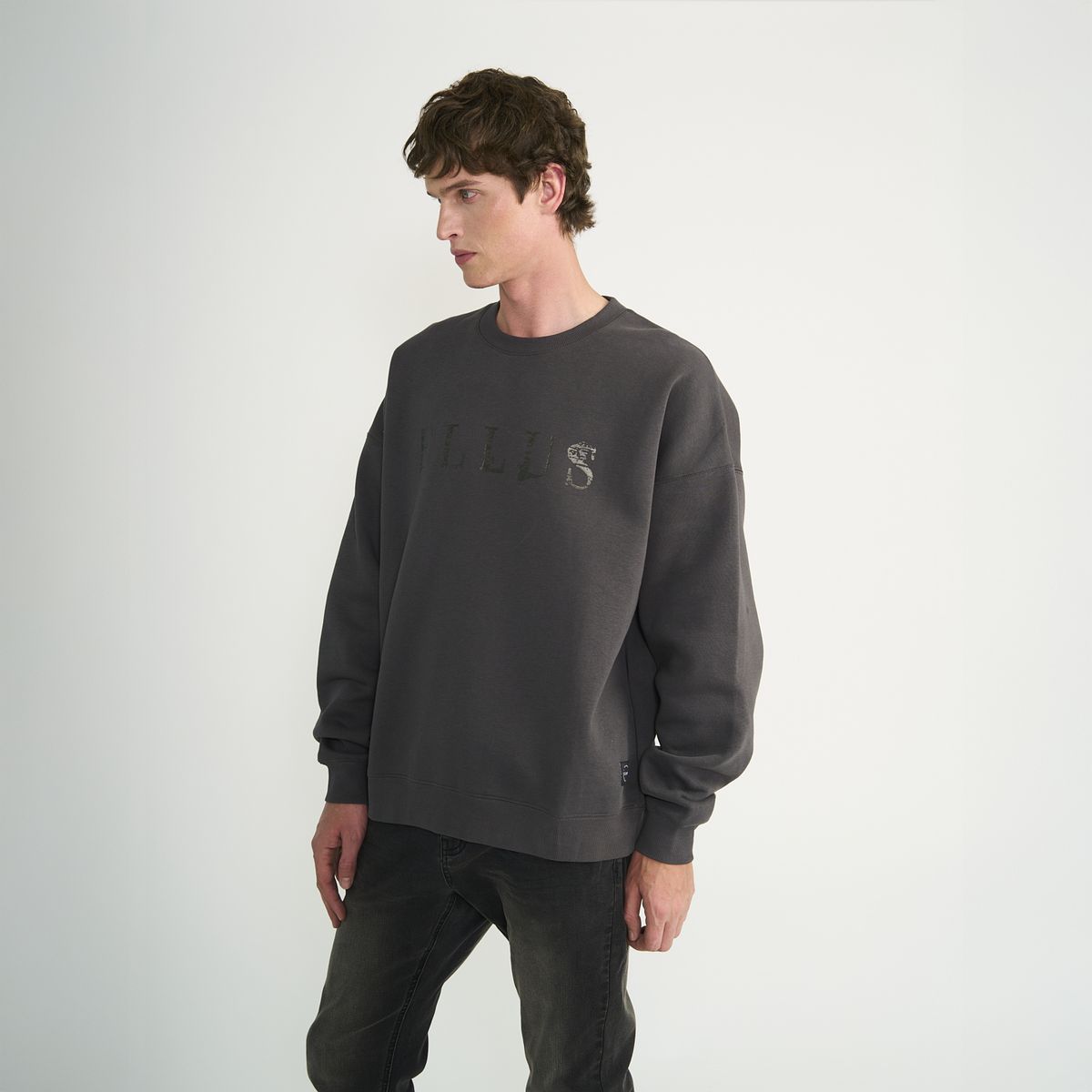 ELLUS - Poleron Ellus Hombre Crew Relaxed Hardworker