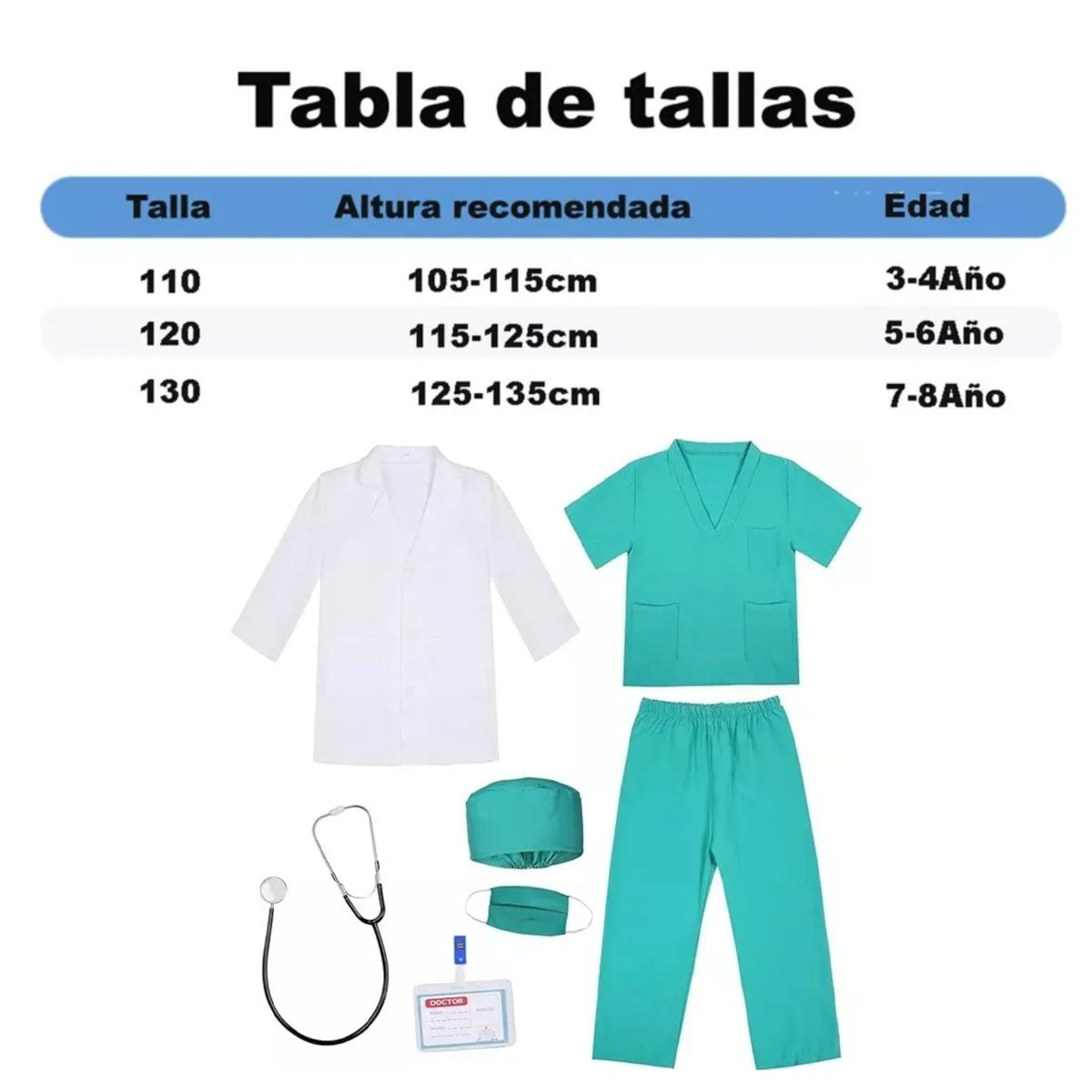 KINDA NICE - Juego De Rol De Uniforme De Enfermera Con Bata Blanca 110