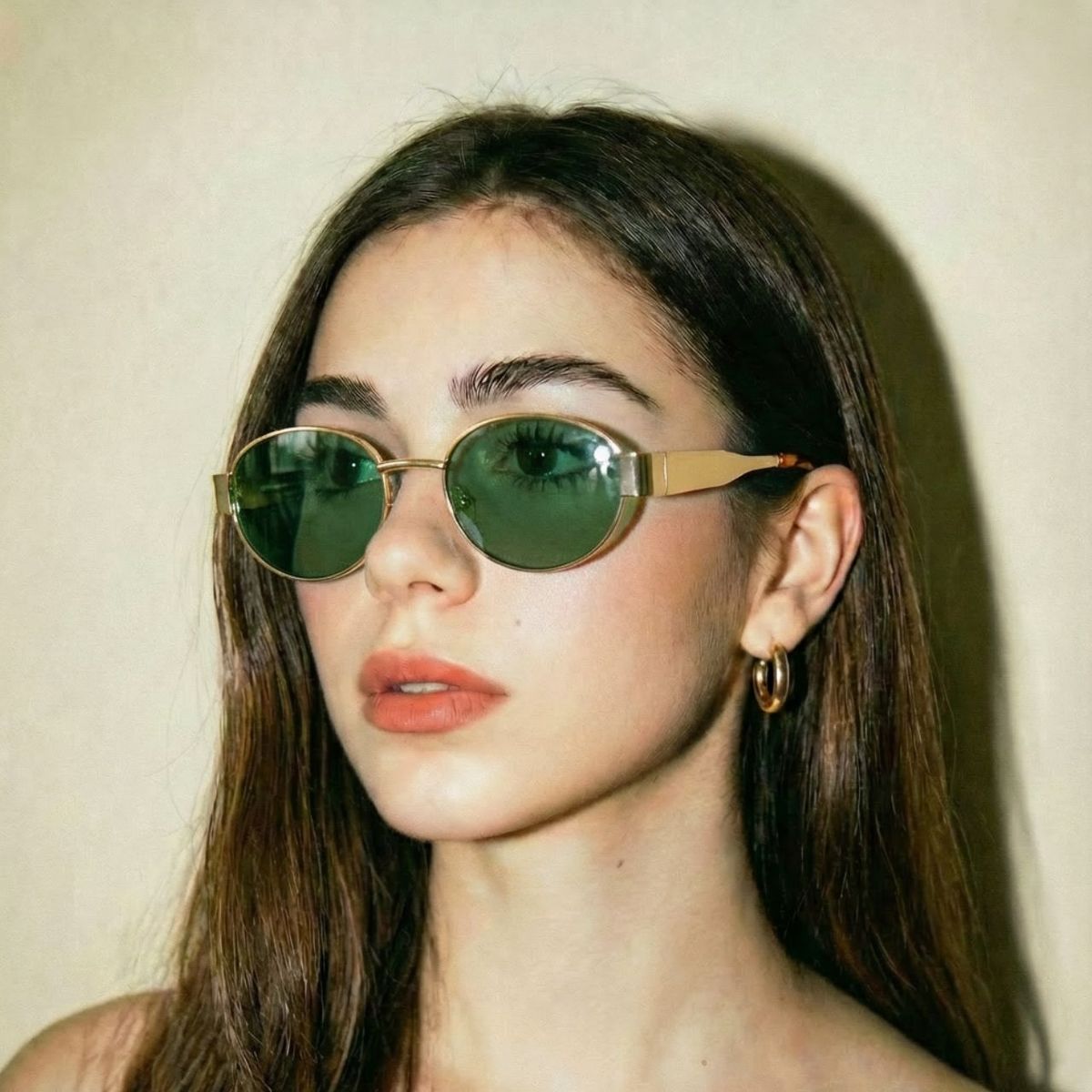 NOVY - Gafas Lentes De Sol Retro Vintage Estilo Celine UV400