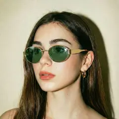 NOVY - Gafas Lentes De Sol Retro Vintage Estilo Celine UV400