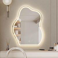 Espejo Con Luz Led Touch De Lujo Para Tocador O Baño 50x70cm