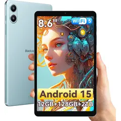 BLACKVIEW - LINK 2 Tableta 12GB+128GB 8.68 pulgadas Android 15-azul