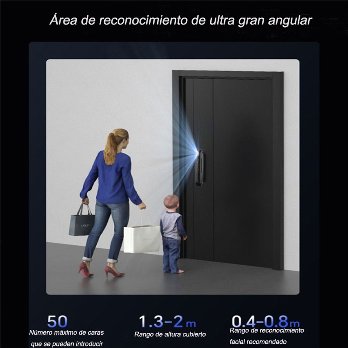 METEX - Eléctricas Cerradura Inteligente Multifuncional 3d Home